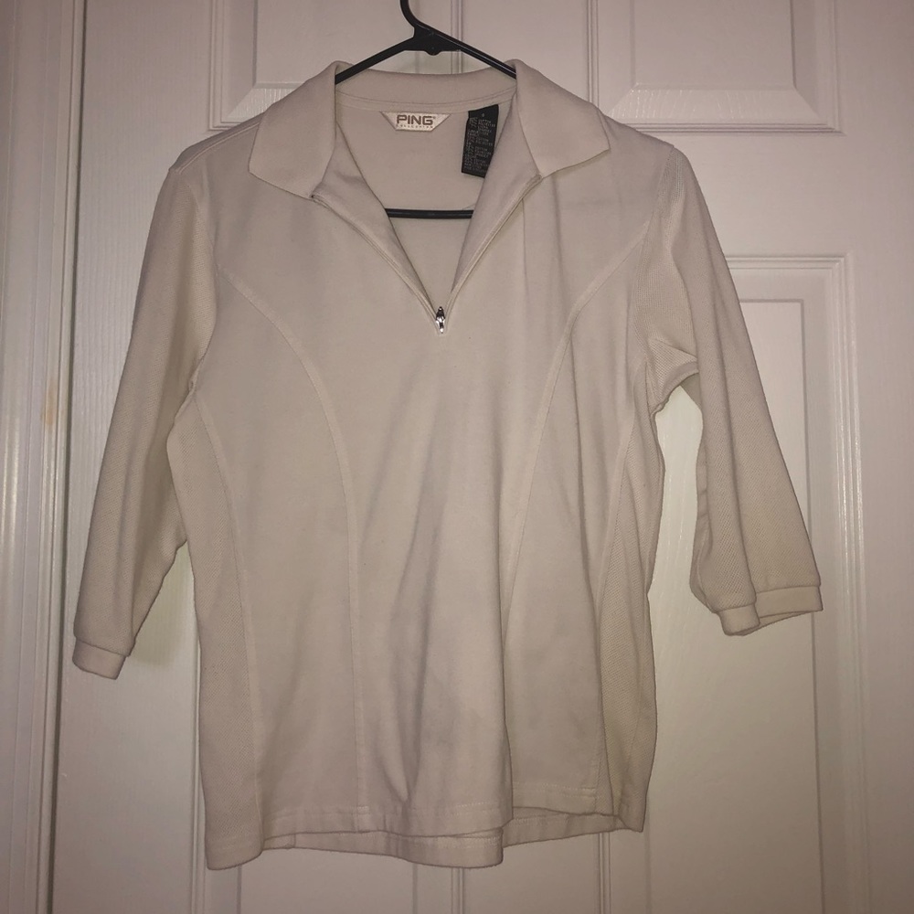 Ping 3/4 sleeve sweater